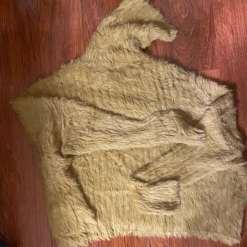 Free People Fuzzy Cowl Neck Sweater